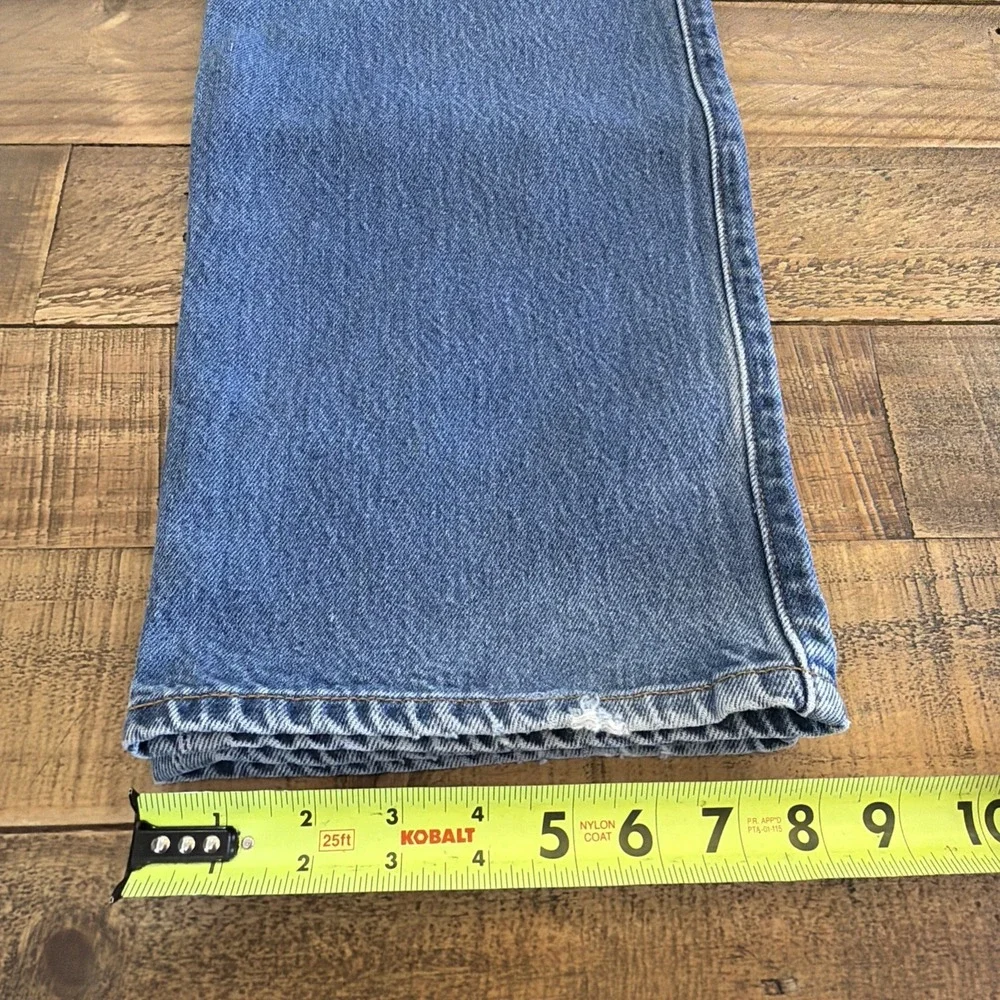 Vintage Levis Jeans 501 Mens 34X32 Blue Denim 2004 Button Fly Straight 32.5X28 - Picture 16 of 16